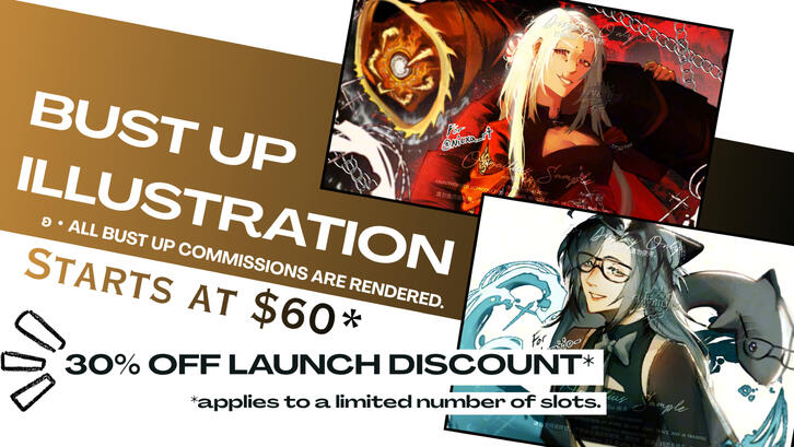 Request a Bust Up Illustration