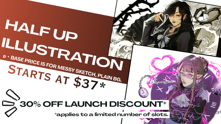 Request a Half Up Illustration